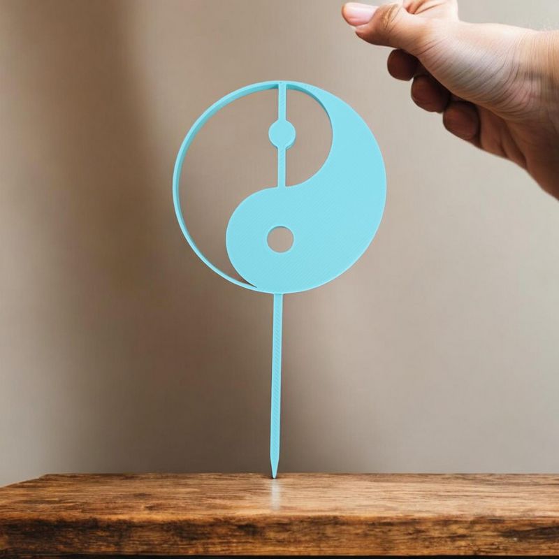 Cake Topper Yin Yang âŻïž | Le Monde du 3D