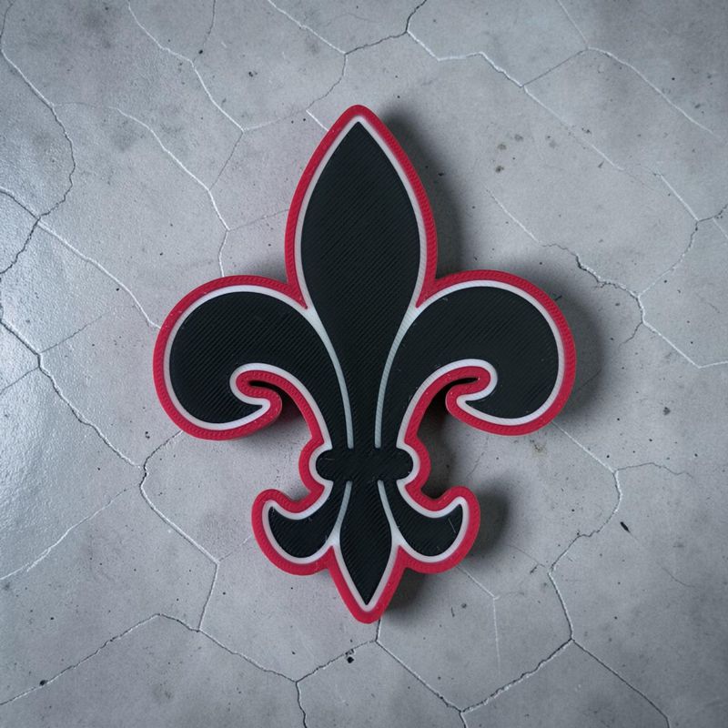 Déco 3D Fleur de Lys | Le Monde du 3D