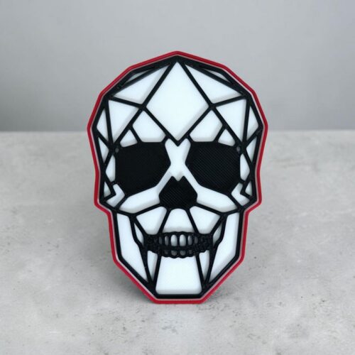 Déco 3D Tête de mort design 💀 | Le Monde du 3D