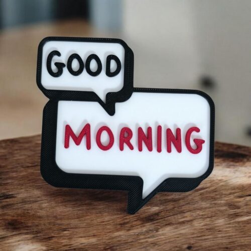 Panneau 3D Good Morning | Le Monde du 3D