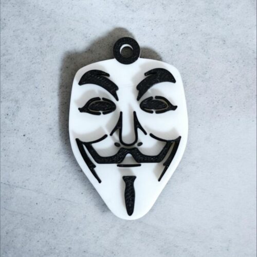 Porte-clés 3D Anonymous | Le Monde du 3D