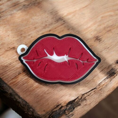 Porte-clés 3D Bouche 💋 | Le Monde du 3D