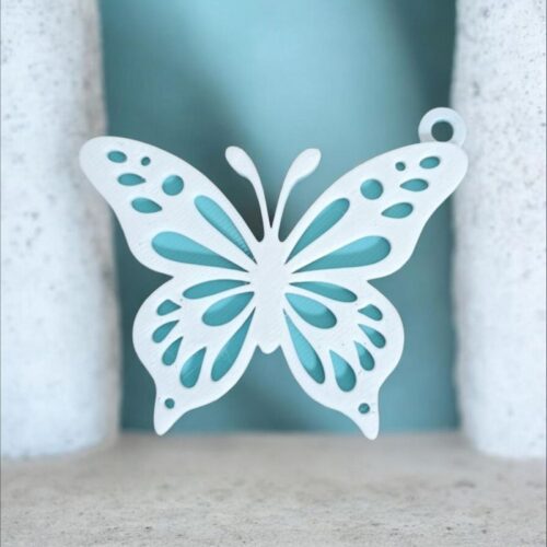 Porte-clés 3D Papillon 🦋 | Le Monde du 3D