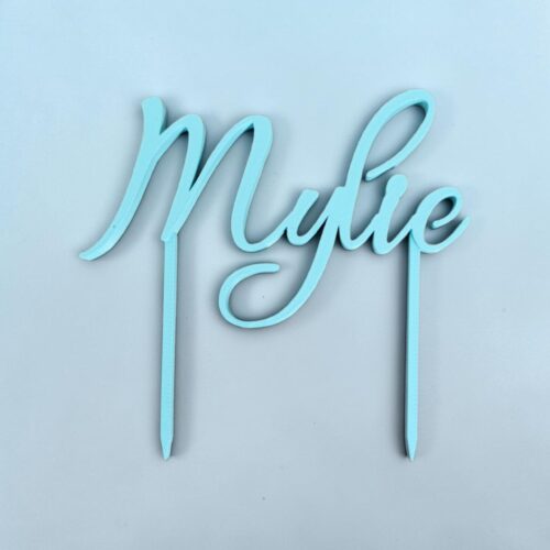 Cake topper Prénom Mylie | Le Monde du 3D