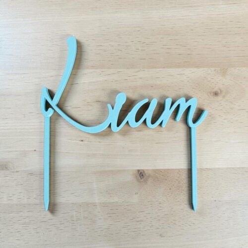 Cake topper Prénom Liam | Le Monde du 3D