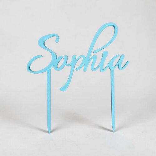 Cake topper Prénom Sophia | Le Monde du 3D