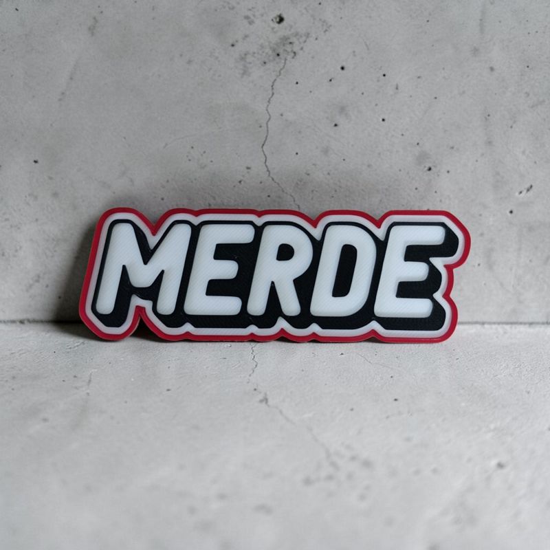 Déco 3D Merde | Le Monde du 3D