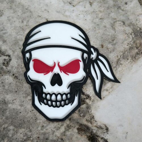 Déco 3D tête de mort pirate | Le Monde du 3D