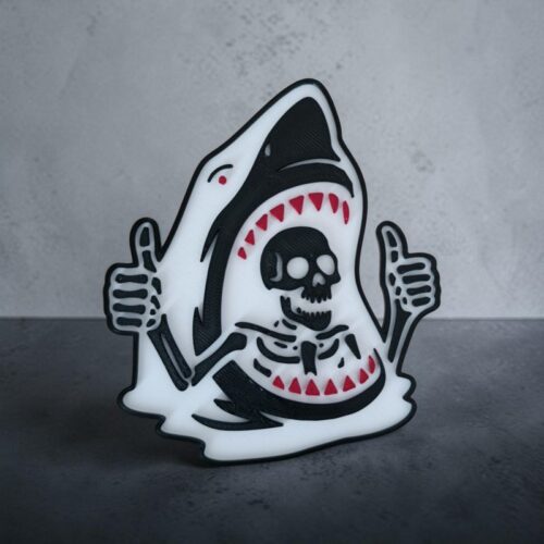 Déco 3D Requin & Squelette | Le Monde du 3D