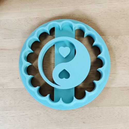 Emporte-pièce Yin Yang Cœur 💕 | Le Monde du 3D
