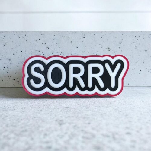 Panneau 3D Sorry | Le Monde du 3D