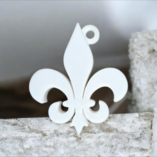 Porte-clés 3D Fleur de Lys | Le Monde du 3D