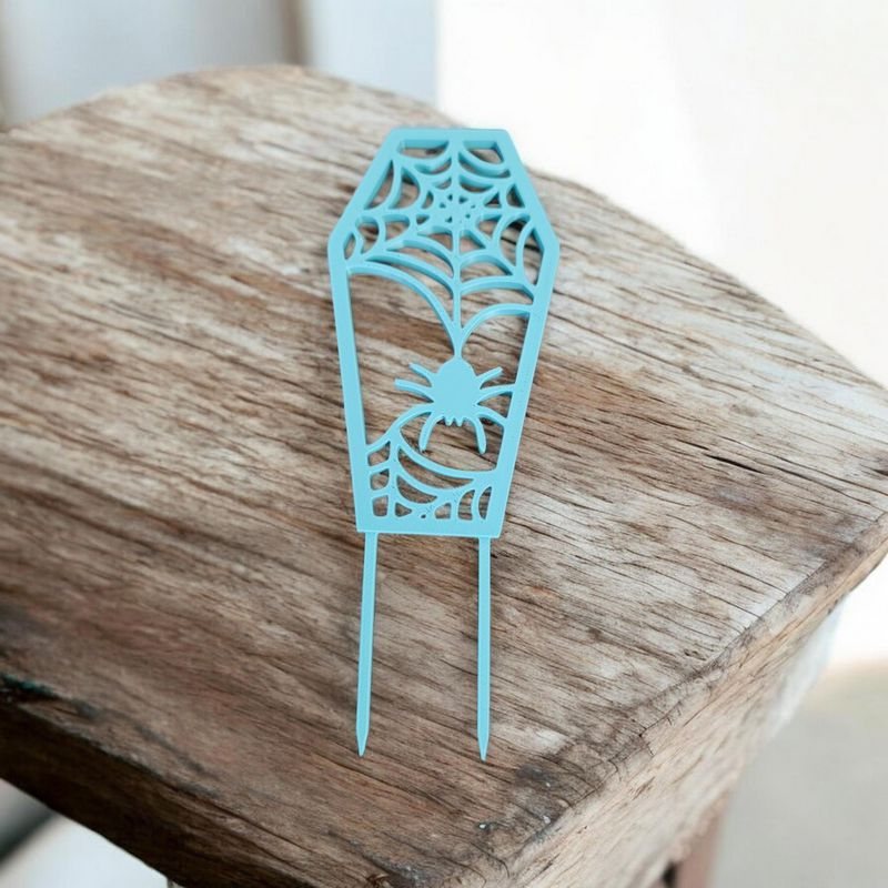 Cake Topper Halloween Cercueil Araignée 🕷️