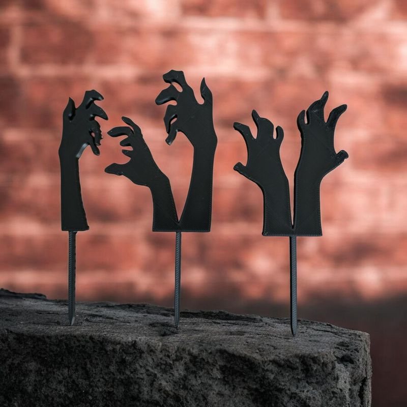 Cake Topper Mains Zombie Halloween 🧟