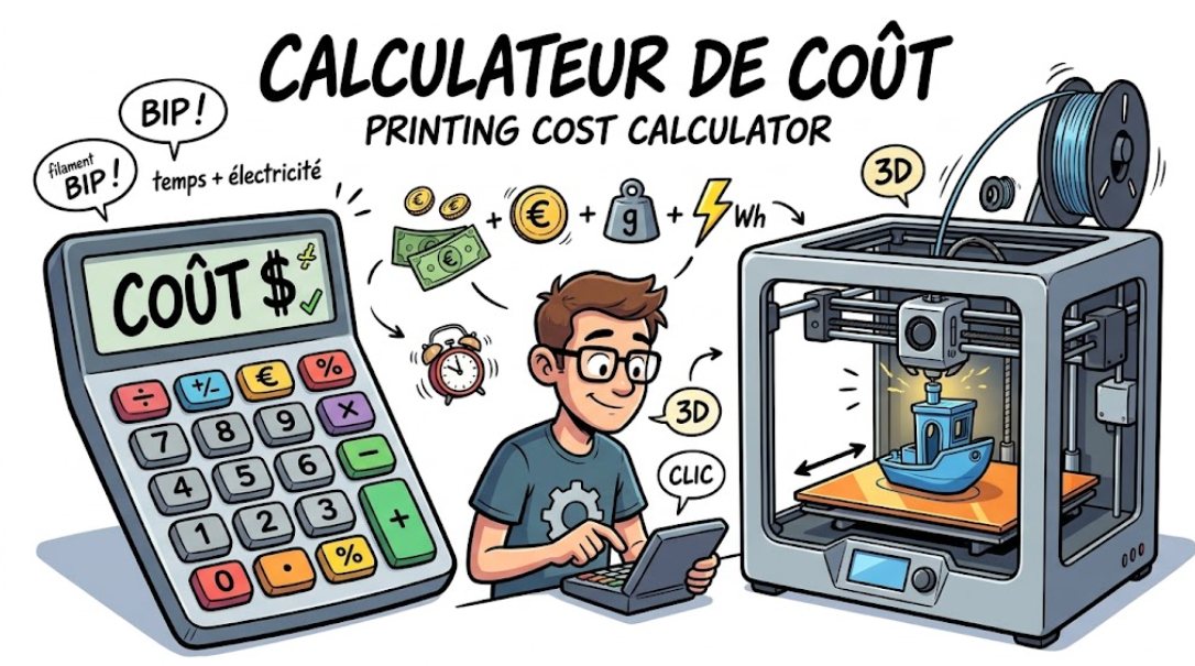 Calculateur de coût d’impression 3D : combien coûte vraiment votre pièce ?