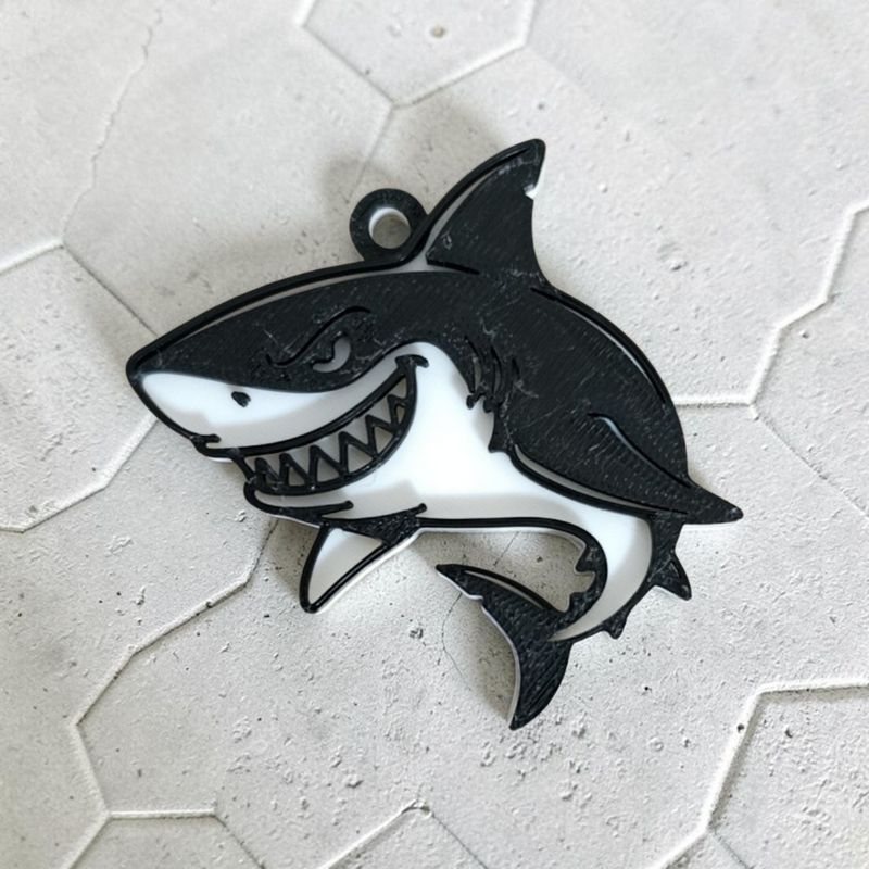 Porte-clés 3D Requin 🦈