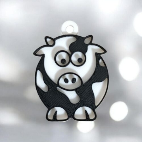 Porte-clés 3D Vache 🐮 | Le Monde du 3D
